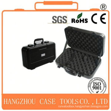 alu waterproof black ABS pistol case tool box